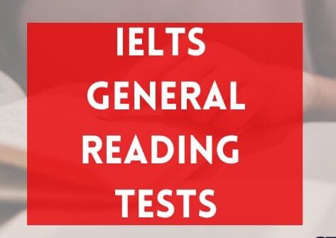ielts general reading practice test